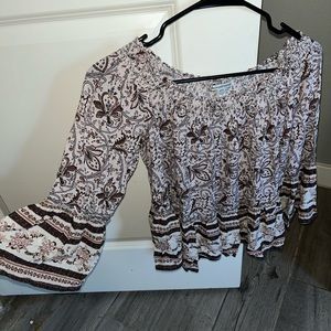 American Eagle Outfitters Off Shoulder Top